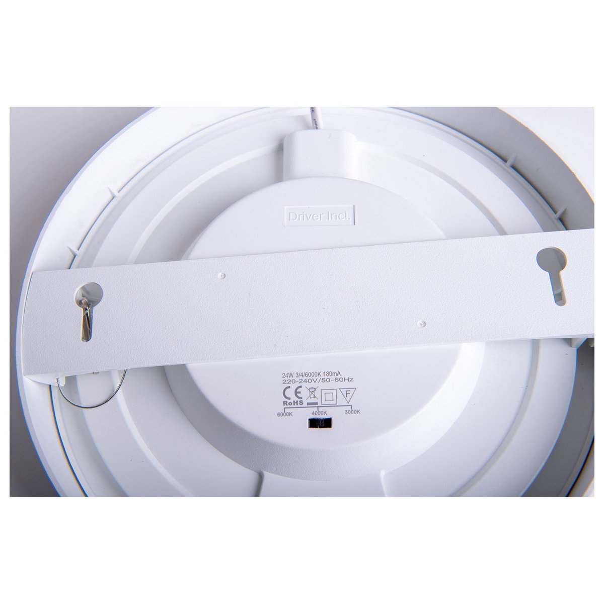 Plafondlamp rond 24,6 cm wit instelbare lichtkleur