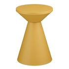 Jim Side Table - H45 x Ø31 cm - Iron - Ochre Yellow