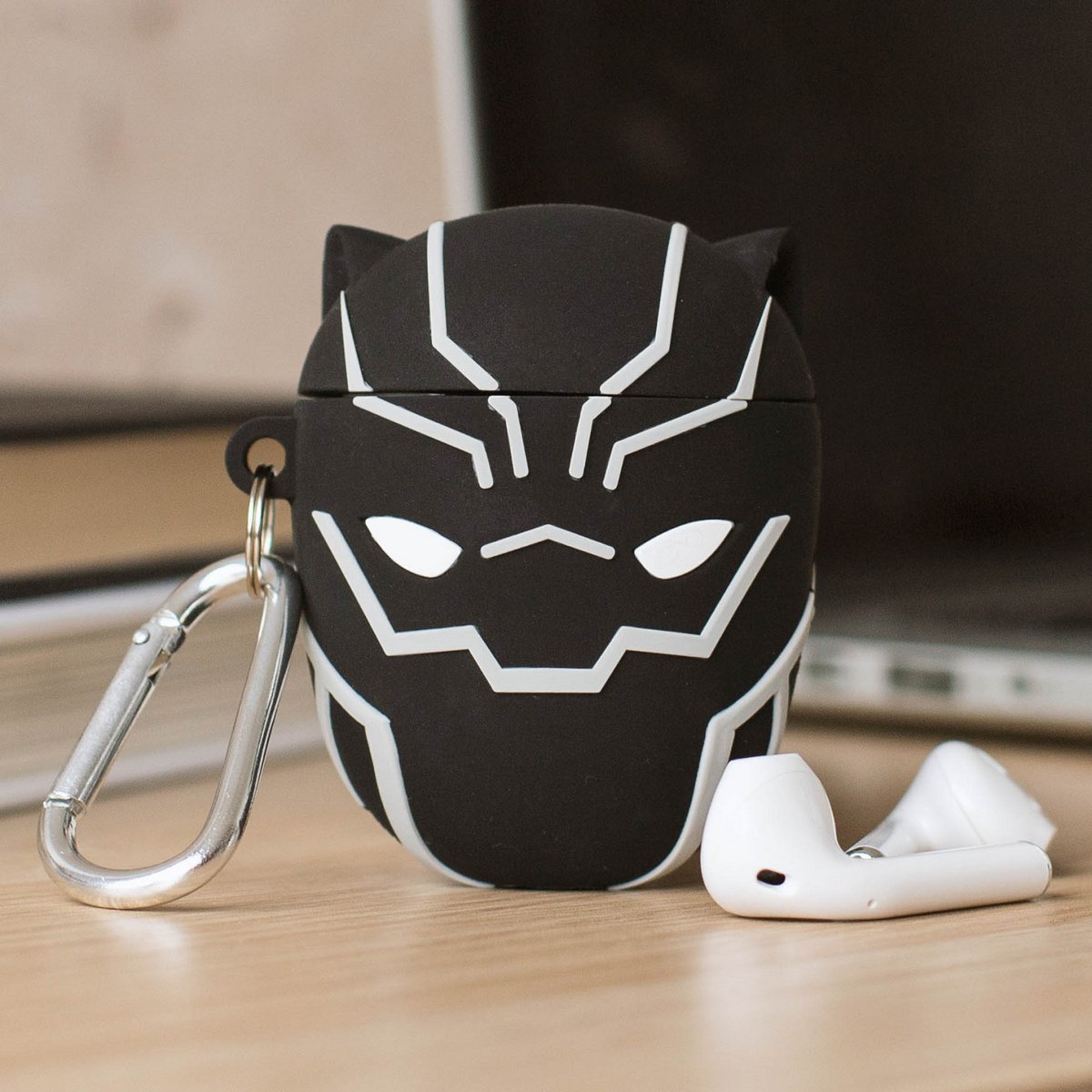 PowerSquad - 3D AirPods Case - Black Panther