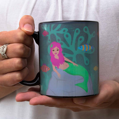 Mug "Mermaid" (Mermaid Heat Change Mug) - with color change