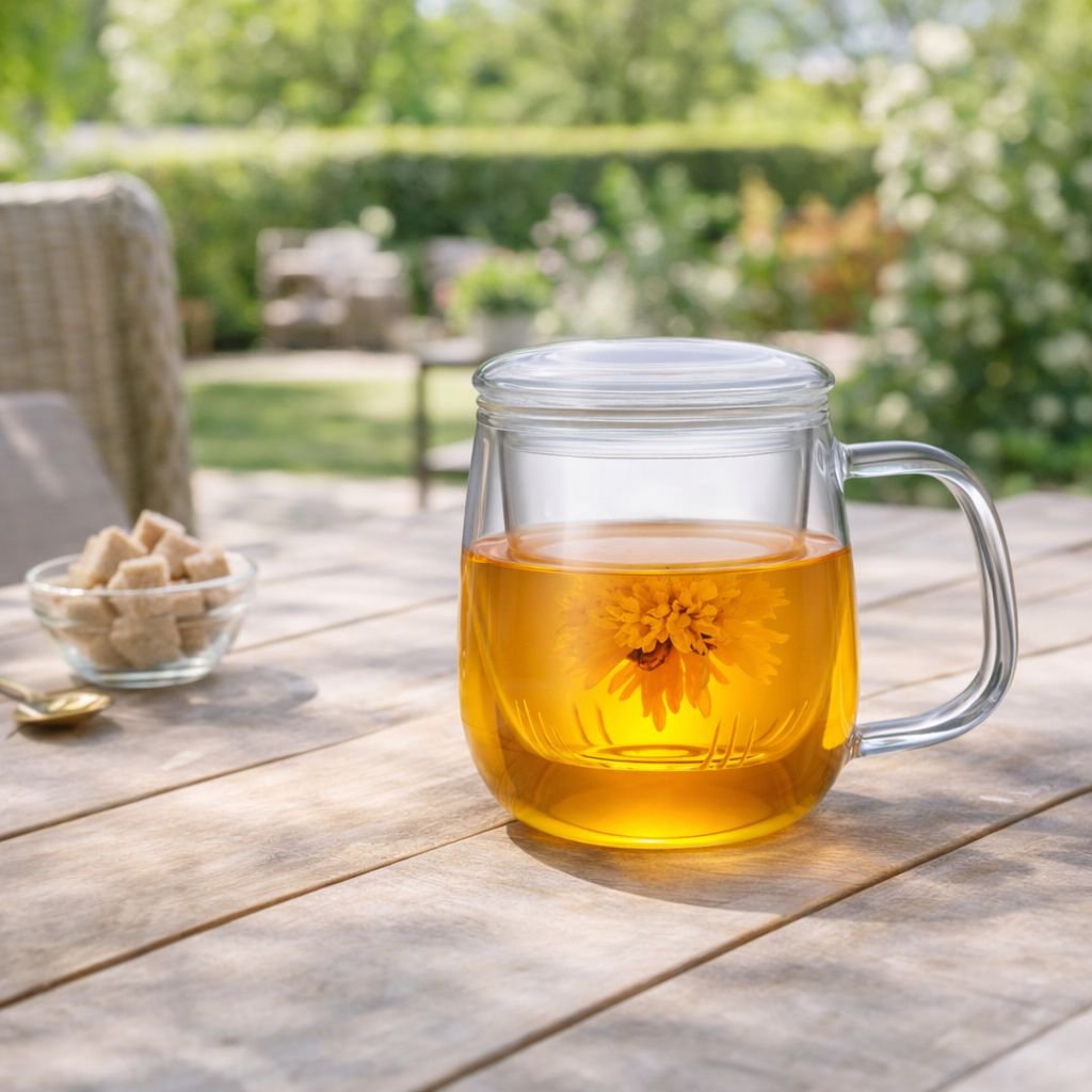 Glazen infusiemok 550 ml glas