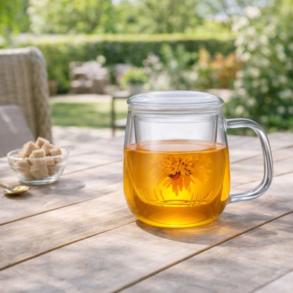 Glazen infusiemok 550 ml glas