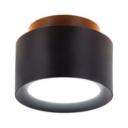 LED spot 14 cm zwart kunststof