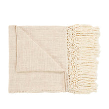 Bedsprei naturel zachte stof