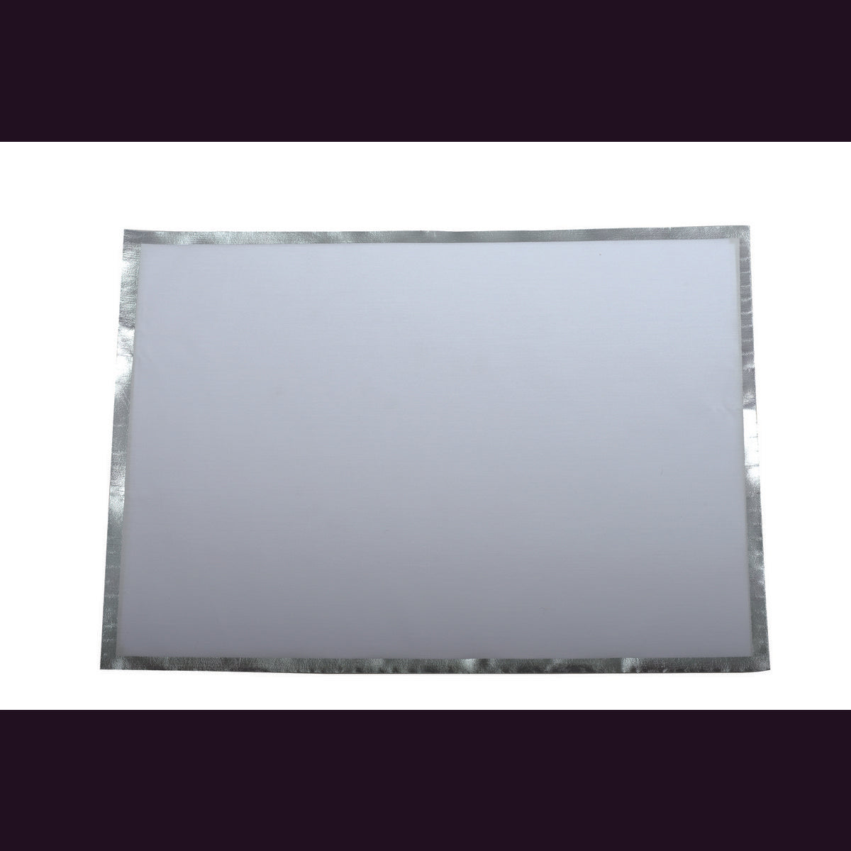 Wegwerpplaten Rol 32 Stuks 31,5x45 Cm Wit Zilveren Rand