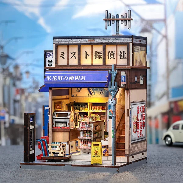 Doe-het-zelf huisje 15,5x13,7x22cm convenience store