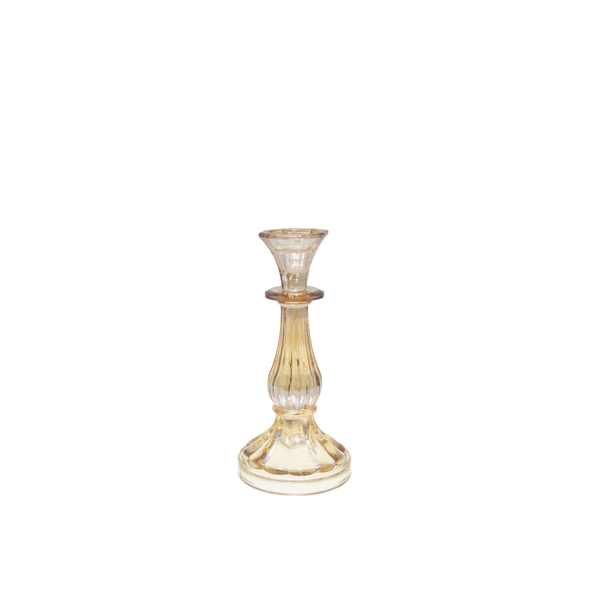 Klein model Amber Candlestick H21cm