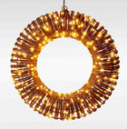Kerstkrans verlicht 38 cm 400 micro-LEDs
