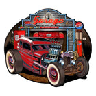 Text board 50x43 cm Red Iron Car Wall sign