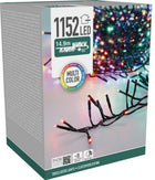Kerstboomverlichting cluster 1152 leds multicolor 1490 cm