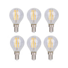 LED filamentlamp E14 4W helder 6-set