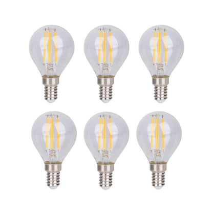 LED filamentlamp E14 4W helder 6-set