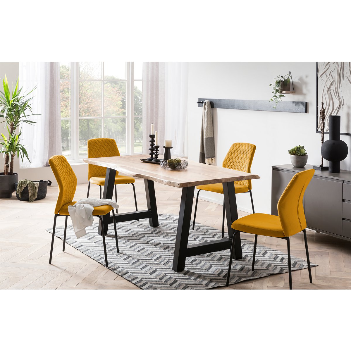 Acacia eettafel 140x80 cm
