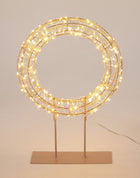 Kerstkrans op standaard 42 cm LED