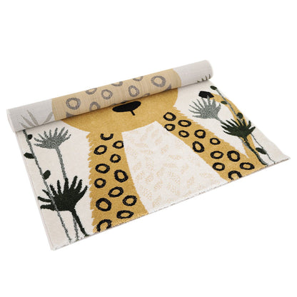 Kinder tapijt luipaard 120x170 cm velours