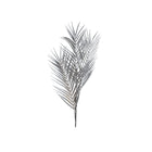 Decoratieve palm 90 cm zilver plastic