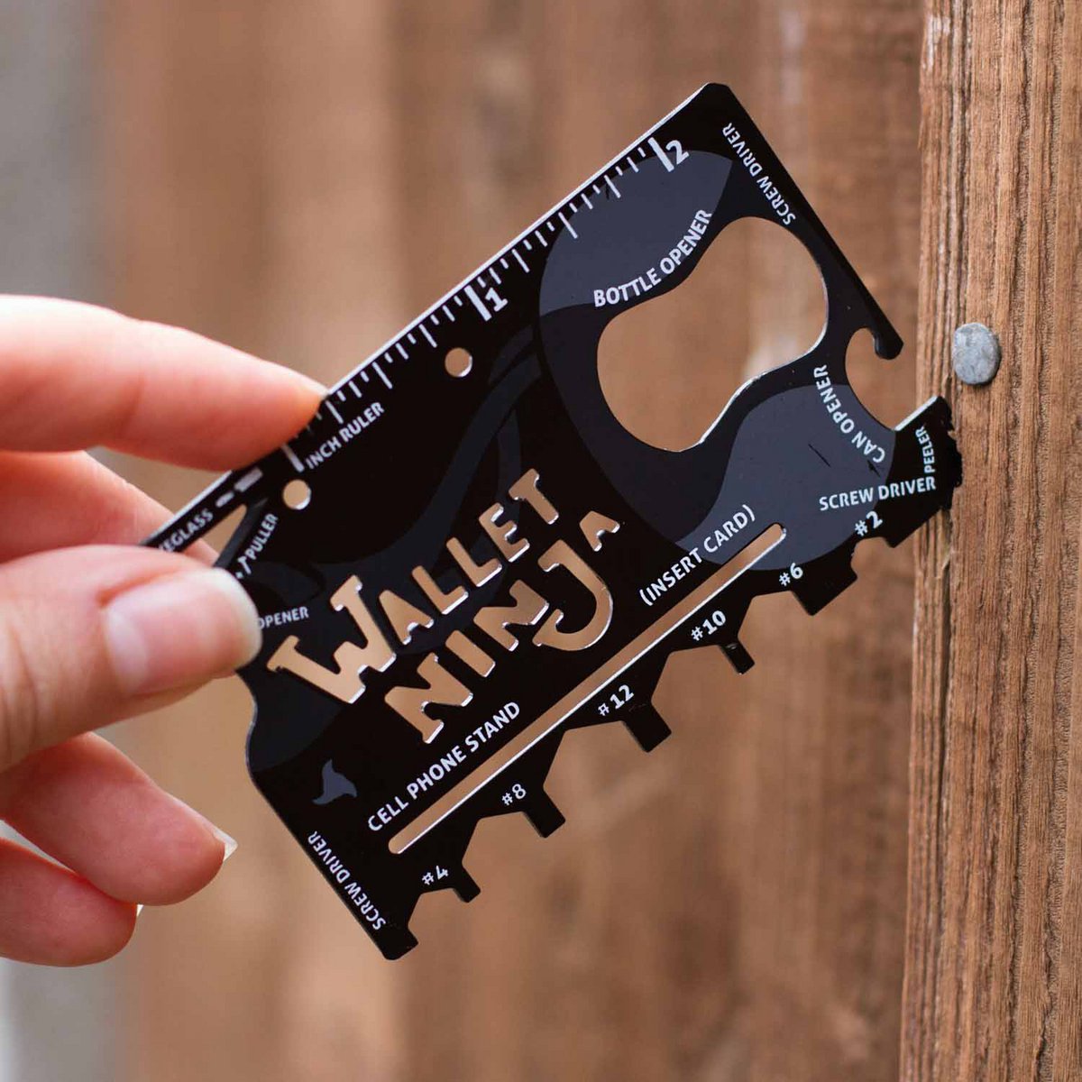Multitool creditcardformaat 18in1 staal