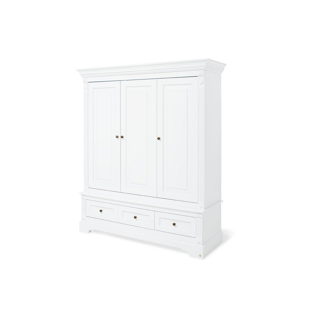 Kledingkast Emilia Groot Witte Mat MDF 178 x 58 x 208 cm