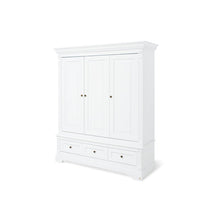 Kledingkast Emilia Groot Witte Mat MDF 178 x 58 x 208 cm