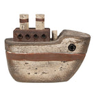 Houten model boot 12 cm beige bruin