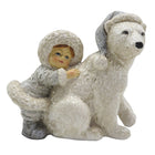 Figurine Child 11 cm White Polyresin Christmas Decoration