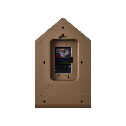 Wandklok 29x17 cm bruin koekoek