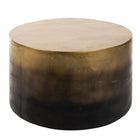 Bijzettafel rond Ø 60x40 cm goudkleurig aluminium