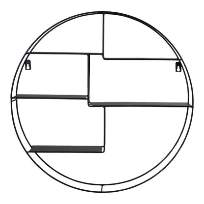 Genk Plank - Zwart, Staal, Ø47x10 cm