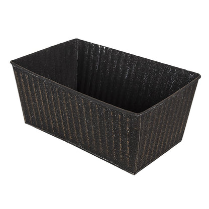 Plant holder Black Zinc Plant pot