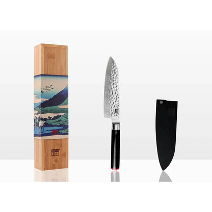 Santoku mes 180 mm Japans 440C staal