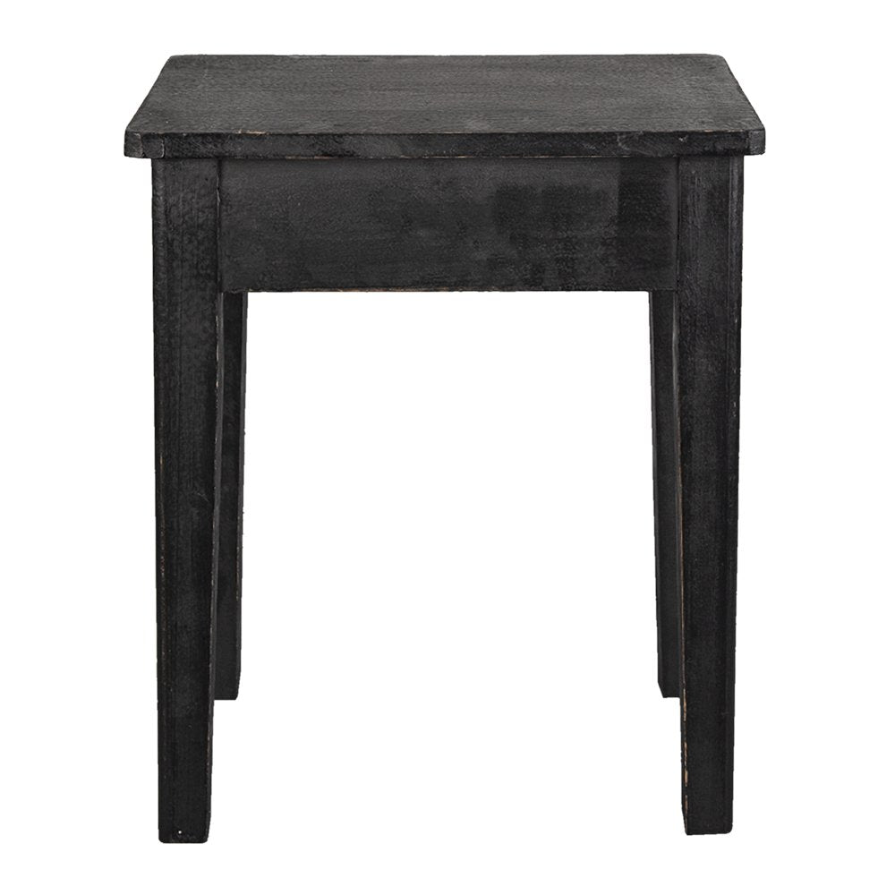 Plantenstandaard hout zwart 36x25x43 cm