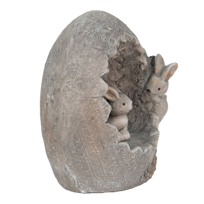 Decoration Rabbit 22x18x27 cm Grey Magnesium (MGO)