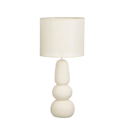 Tafellamp Menko 84x38 cm keramiek crème