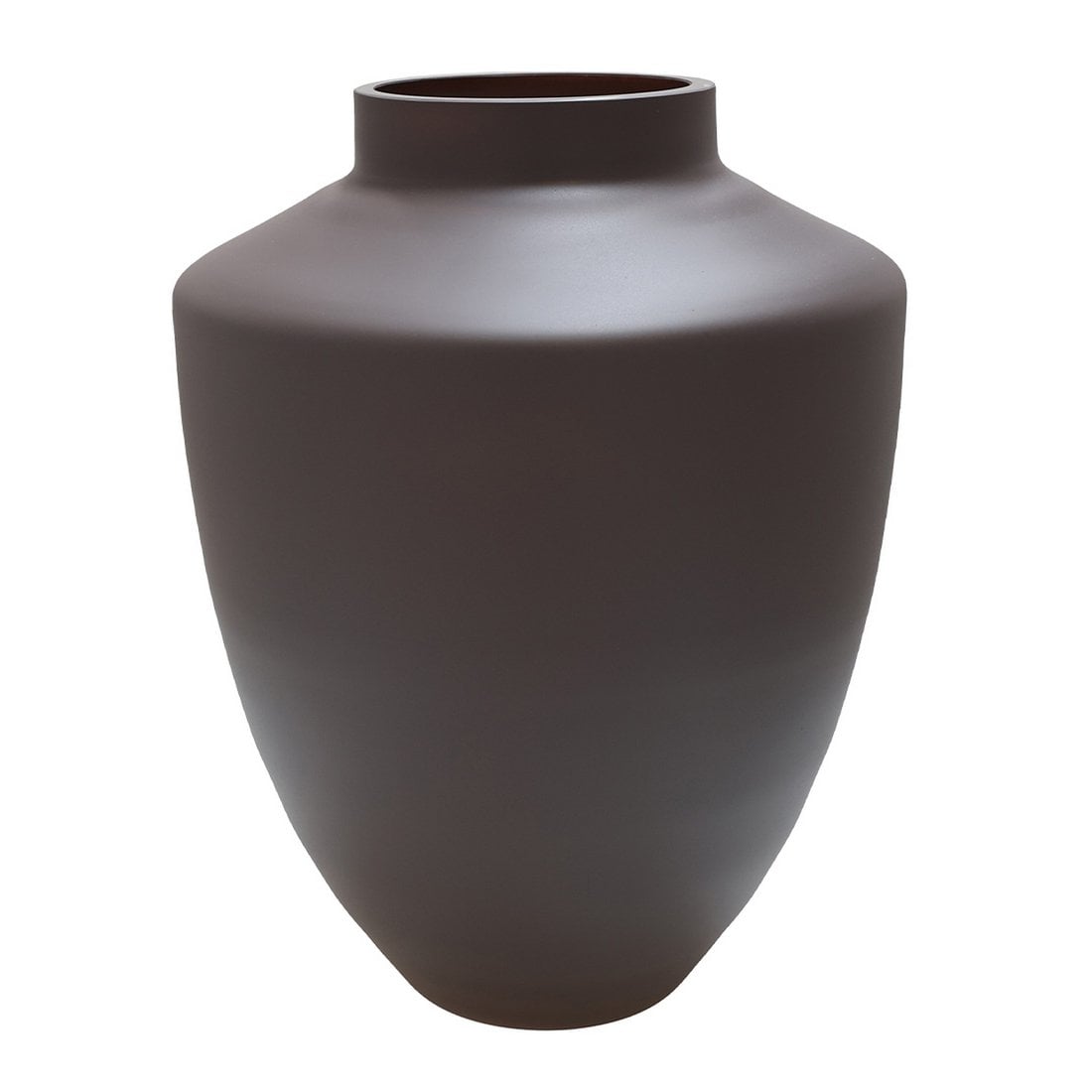 Vaas Tugela Ø24 cm bruin glas
