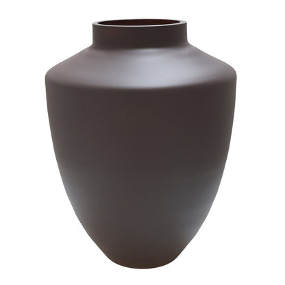 Vaas Tugela Ø24 cm bruin glas