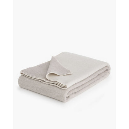 Luxe Merino Kasjmier Beddeken Ivoor Duin Zachte Warmte
