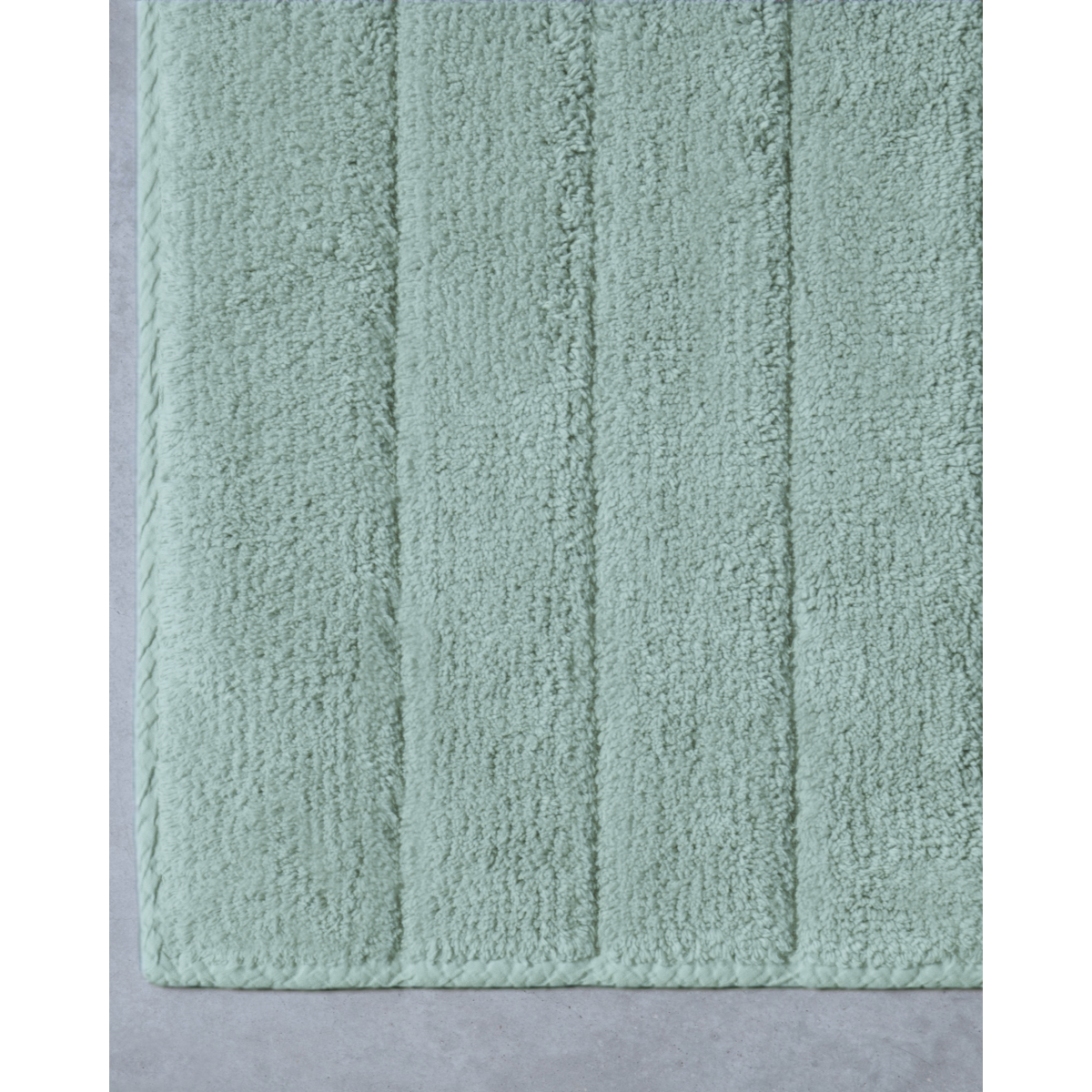 Badmat 50x60 cm katoen groen antislip