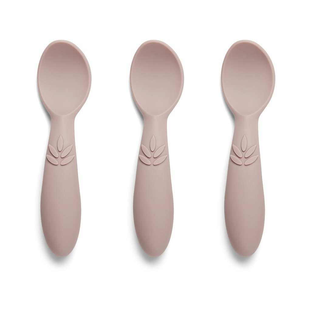 Lepel siliconen 3-pack Woodrose 10,5 cm