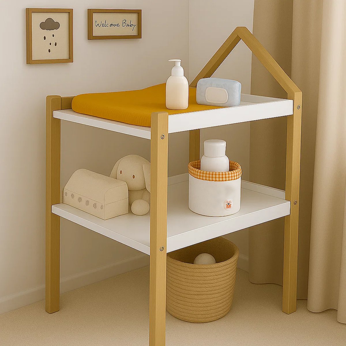 Organic cotton basket