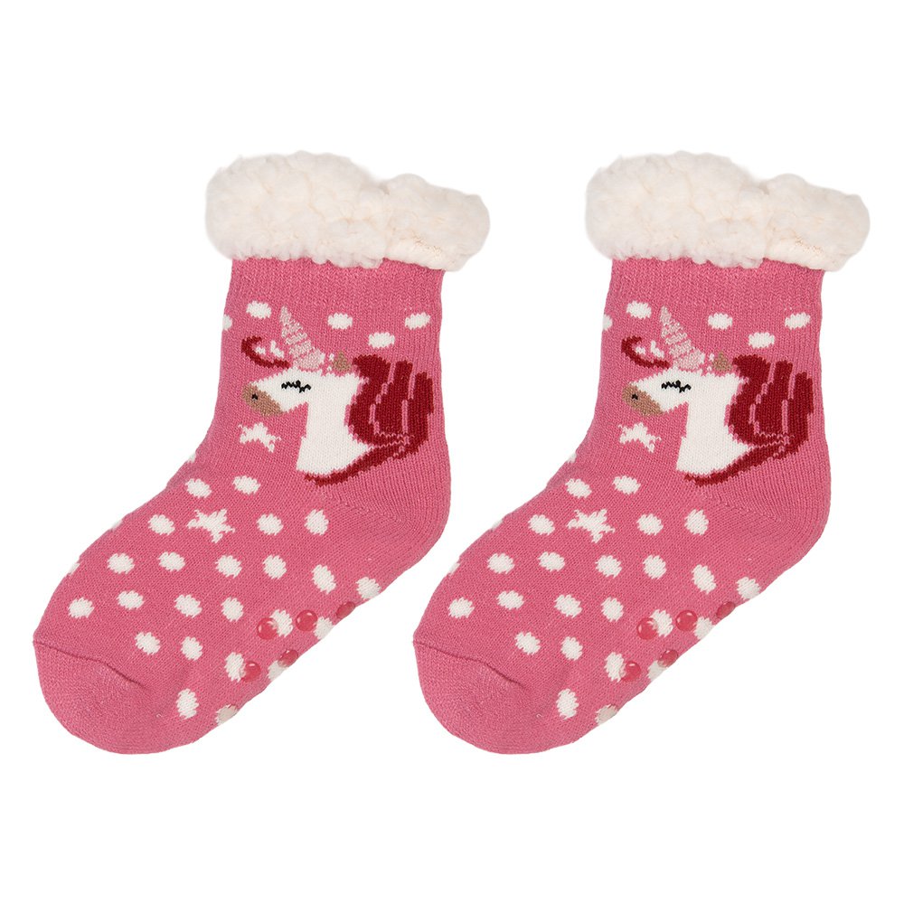Kindersokken 28-31 roze synthetisch