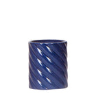 Round Decorative Pot Ceramic Blue Ø6 cm