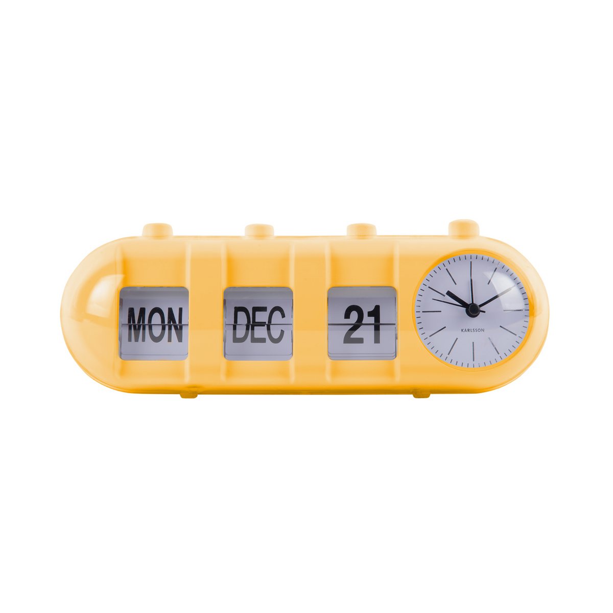 Alarm Clock Retro Tube Calendar Flip