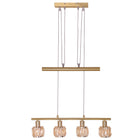 LED Balancing Pendant Lamp Josefa E14 Filament Metal Glass