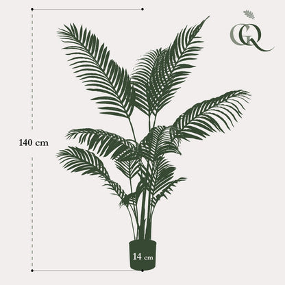 Kunstplant Howea Forsteriana paradijspalm 140 cm