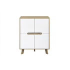 Dressoir naturel wit 4 deuren