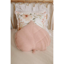 "Lichtroze" linnen bladkussen