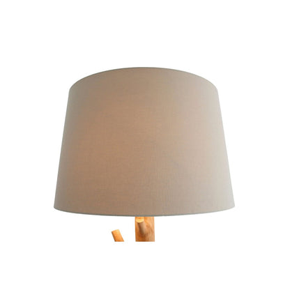 Vloerlamp drijfhout naturel wit 175 cm
