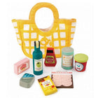 Tender Toys Wooden Groceries + Canvas Bag