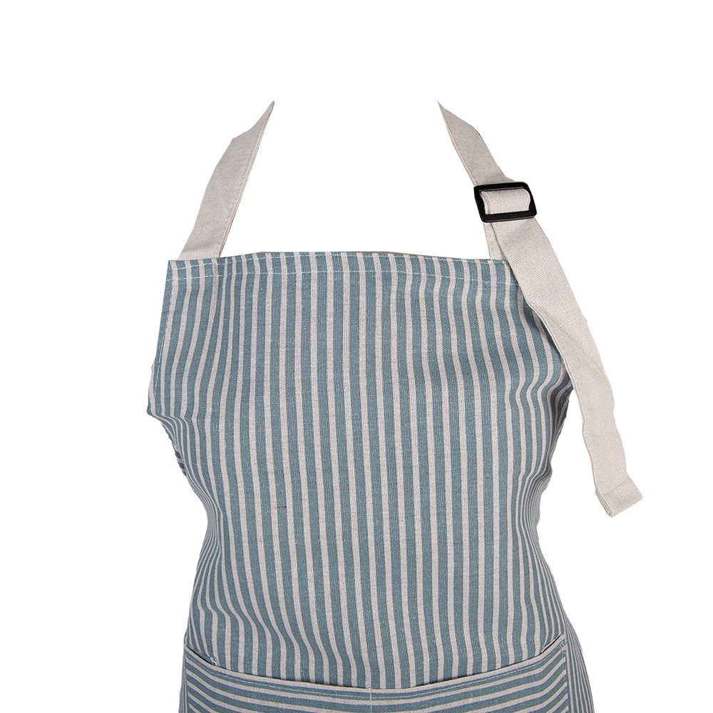 Keukenschort 69x68 cm Blauw Polyester