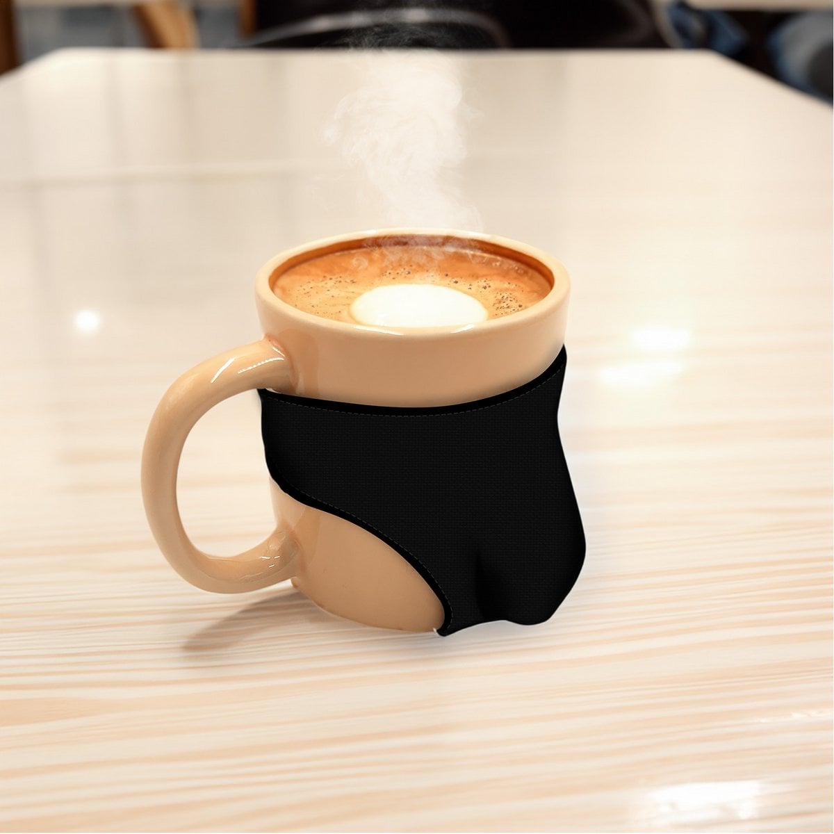 penisbeker 300ml keramiek met onderbroek